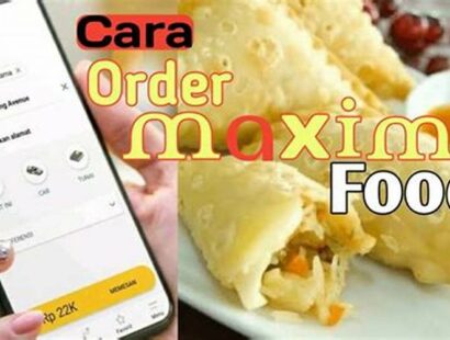 Cara Order Makanan Di Maxim